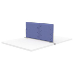 Quadrifoglio Scheidingsscherm van stof met klem voor bureau X4 - 80 cm