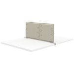 Quadrifoglio Scheidingsscherm van stof met klem voor bureau X4 - 80 cm
