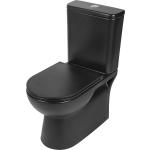 Differnz Toilet Duoblok rimless/universeel mat zwart 38.500.11