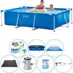 Intex Frame Pool Rechthoekig 220x150x60 Cm - Zwembad Deal - Blauw