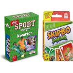 999Games Spellenbundel - 2 Stuks - Kwartet Sport Weetjes & Skip-bo Junior