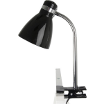 Leitmotiv - Clip On Lamp Study Metal Black - Negro