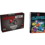 999Games Spellenbundel - Kaartspel - 2 Stuks - Exploding Kittens Nsfw (18+) & Clever