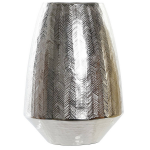 Bloemenvaas Van Alluminium Zilver 22 X 32 Cm - Vazen - Silver