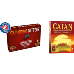 999Games Spellenbundel - Kaartspel - 2 Stuks - Exploding Kittens & Catan: Het Snelle Kaartspel