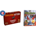 999Games Spellenbundel - Kaartspel - 2 Stuks - Exploding Kittens & Saboteur: Het Duel