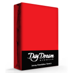 Day Dream Jersey Hoeslaken-180 X 200 Cm - Rood