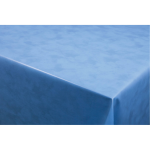 Bellatio Design Tafelzeil/tafelkleed Gemeleerd 140 X 300 Cm - Tafelzeilen - Blauw