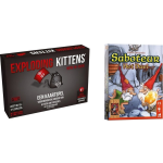 999Games Spellenbundel - Kaartspel - 2 Stuks - Exploding Kittens Nsfw (18+) & Saboteur: Het Duel