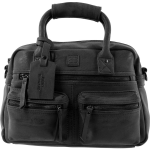 Bicky Bernard Laptoptas Omhang Hand & Schoudertas Western Bag - Zwart