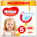 Huggies Ultra Comfort - Unisex Babyluiers X126 Maat 5-1 Maandverpakking