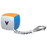 V-Cube V Cube sleutelhanger Pillow puzzel 3,5 x 3,5 cm oranje/blauw