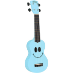 Mahalo USMILE/LBU Smiley sopraan-ukelele lichtblauw