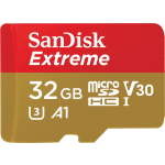 Sandisk 32gb Extreme Microsdhc Geheugenkaart Klasse 10 + Adapter