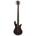 Spector NS Pulse 5 Cinder Red elektrische basgitaar - 5 snaren