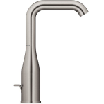 Grohe Essence 1-gats wastafelkraan L-size met hoge draaibare uitloop met waste Brushed Hard Graphite 24174AL1