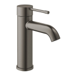 Grohe Essence 1-gats wastafelkraan S-size m. gladde body Brushed Hard Graphite 24172AL1