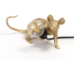 Seletti Mouse Lampresin Sitting - Goud