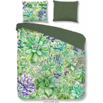 Good Morning Dekbedovertrek Sarah-140x200/220 - Groen
