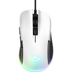 Trust GXT 922W Ybar Gaming Muis met RGB verlichting - - Wit