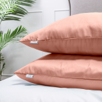 Luna Bedding 2- Pack Kussensloop Luna Uni - Terra - Roze