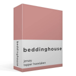 Beddinghouse Jersey Topper Hoeslaken - 100% Gebreide Jersey Katoen - 1-persoons (70/90x200/210 Cm) - Pink - Roze