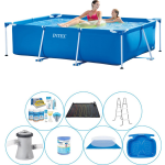 Intex Frame Pool Rechthoekig 220x150x60 Cm - 8-delig - Zwembad Super Deal - Blauw