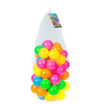 Kunststof Ballenbak Ballen 50x Stuks 6 Cm Neon Kleuren - Speelgoed Ballenbakballen Gekleurd