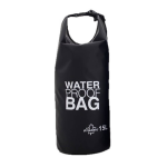 Waterdichte Duffel Bag/plunjezak 15 Liter - Reistas (Volwassen) - Zwart