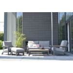 4 Seasons Outdoor 4 Seasons Capitol Loungeset - 5 Delig - Grijs