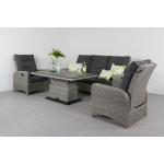 Vdg Verstelbare Loungeset Hollywood - White Grey - Grijs