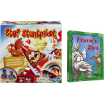 Spellenset - Bordspel - Stef Stuntpiloot & Frank's Zoo