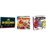Hasbro Spellenbundel - Bordspellen - 3 Stuks - 30 Seconds & Vier Op 'N Rij & Stef Stuntpiloot