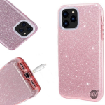 Hem Apple Iphone 12 Pro Max Glitter Siliconen Gel Tpu / Back Cover / Hoesje Iphone 12 Pro Max - Roze