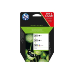 HP HP 301 Combo Pack 2x & Kleur 1x E5Y87EE Replace: N/A - Zwart