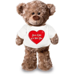 Bellatio Decorations Lieve Opa We Miss You Pluche Teddybeer Knuffel 24 Cm Met T-s - Knuffelberen - Wit