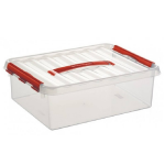 Kunststof Stapelbare Opbergbak 10 Liter 40 X 30 X 11 Cm - Opbergbox - Rood