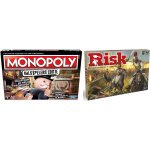 Spellenbundel - Bordspel - 2 Stuks - Monopoly Valsspelerseditie & Hasbro Risk