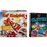 Spellenset - Bordspel - Stef Stuntpiloot & Clever