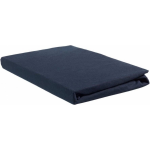 Beddinghouse Jersey Topper Hoeslaken - 100% Gebreide Jersey Katoen - 1-persoons (70/90x200/220 Cm) - Navy - Blauw