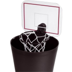 Balvi mini basketbalring met geluid Shoot! 22 cm zwart/wit