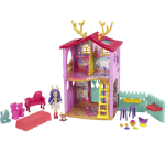 Enchantimals speelset Hertenhuis 53 cm roze/paars 18 delig