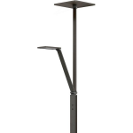 Highlight Vloerlamp Stockholm Mat Vierkant Met Arm - Zwart