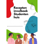 Recepten invulboek Studentenhuis