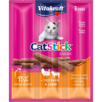 Vitakraft Cat-Stick Mini 3 stuks - Kattensnack - Kalkoen&Lam