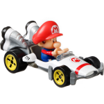 Hot Wheels racebaanauto Mario Kart Baby Mario die cast rood
