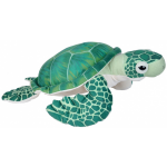 Wild Republic knuffelschildpad Living Ocean 64 cm pluche - Groen