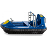 Siku hovercraft Polizei 8 x 3,8 cm/zwart (0809) - Blauw