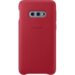 Samsung Galaxy S10e Leather Cover - Rojo
