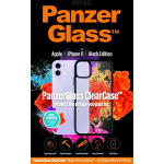 PanzerGlass ClearCase met TPU-frame voor iPhone 11 - Zwart